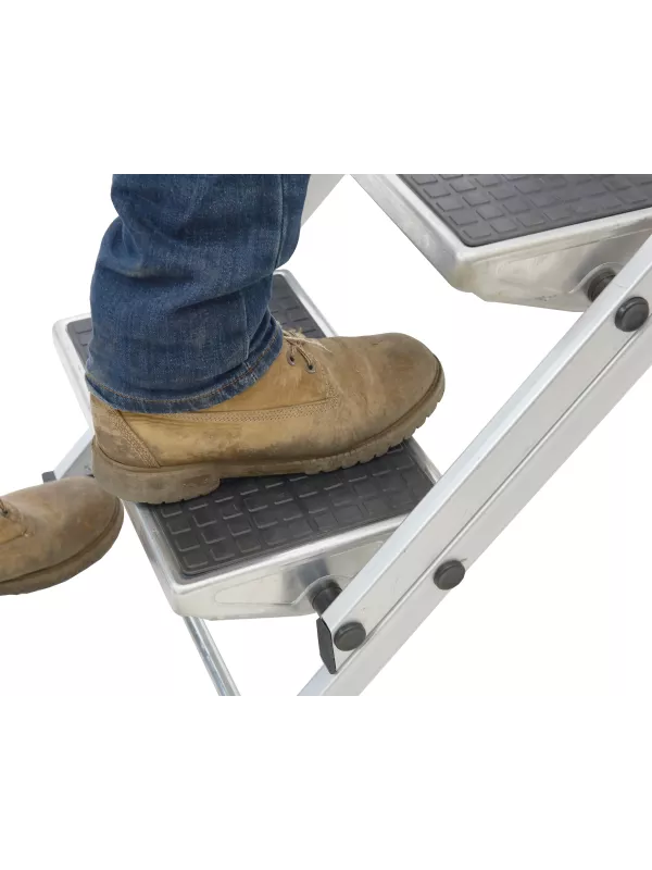 GPC Easy Slope Aluminium Folding Steps